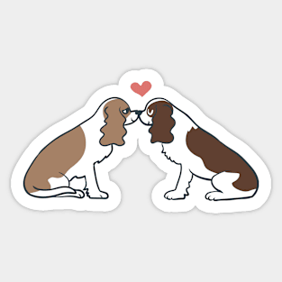 Cavalier King Charles Kisses Sticker